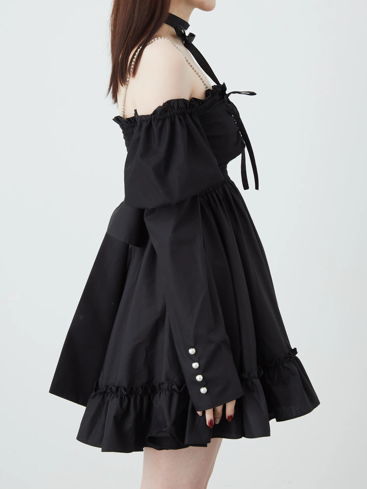 オフショルドーリーワンピース - Ank Rouge(アンクルージュ)の