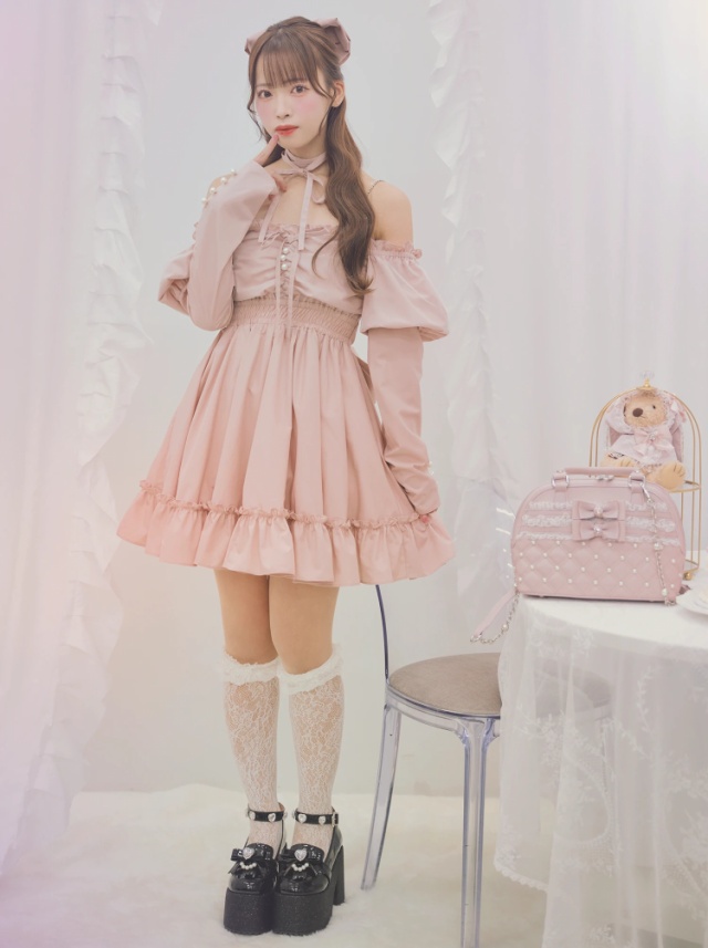 オフショルドーリーワンピース - Ank Rouge(アンクルージュ)の  