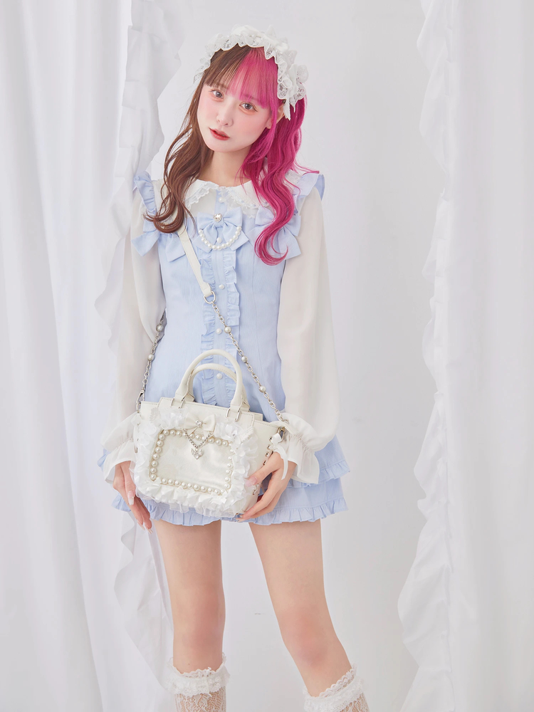 Ank Rouge アンクルージュ　ゆいみすコラボ ゆいみすxAnkRougeコラボ ドッキングワンピース - Ank Rouge(アン