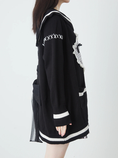 Bemqinハートセーラーニット