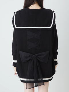 Bemqinハートセーラーニット