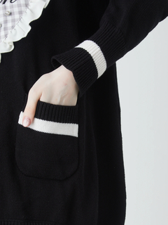 Bemqinハートセーラーニット