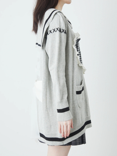 Bemqinハートセーラーニット