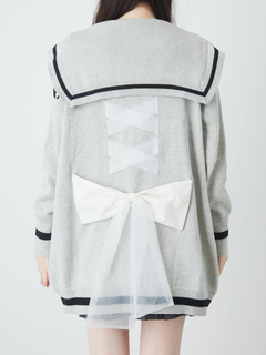 Bemqinハートセーラーニット