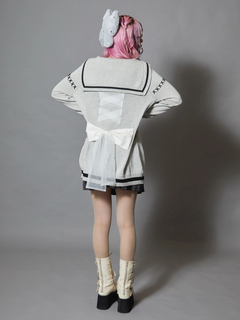 Bemqinハートセーラーニット