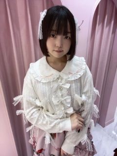 はしごリボン姫袖ブラウス