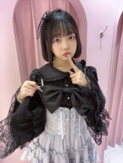 Bigリボン姫袖ブラウス