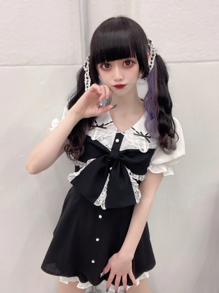 新品タグ付♡アンクルージュ♡ はしごレースおリボンSETUP