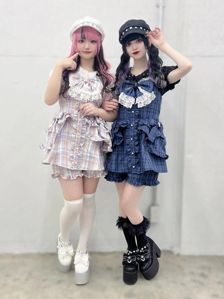 コルセットセーラーリボンブラウス - Ank Rouge(アンクルージュ