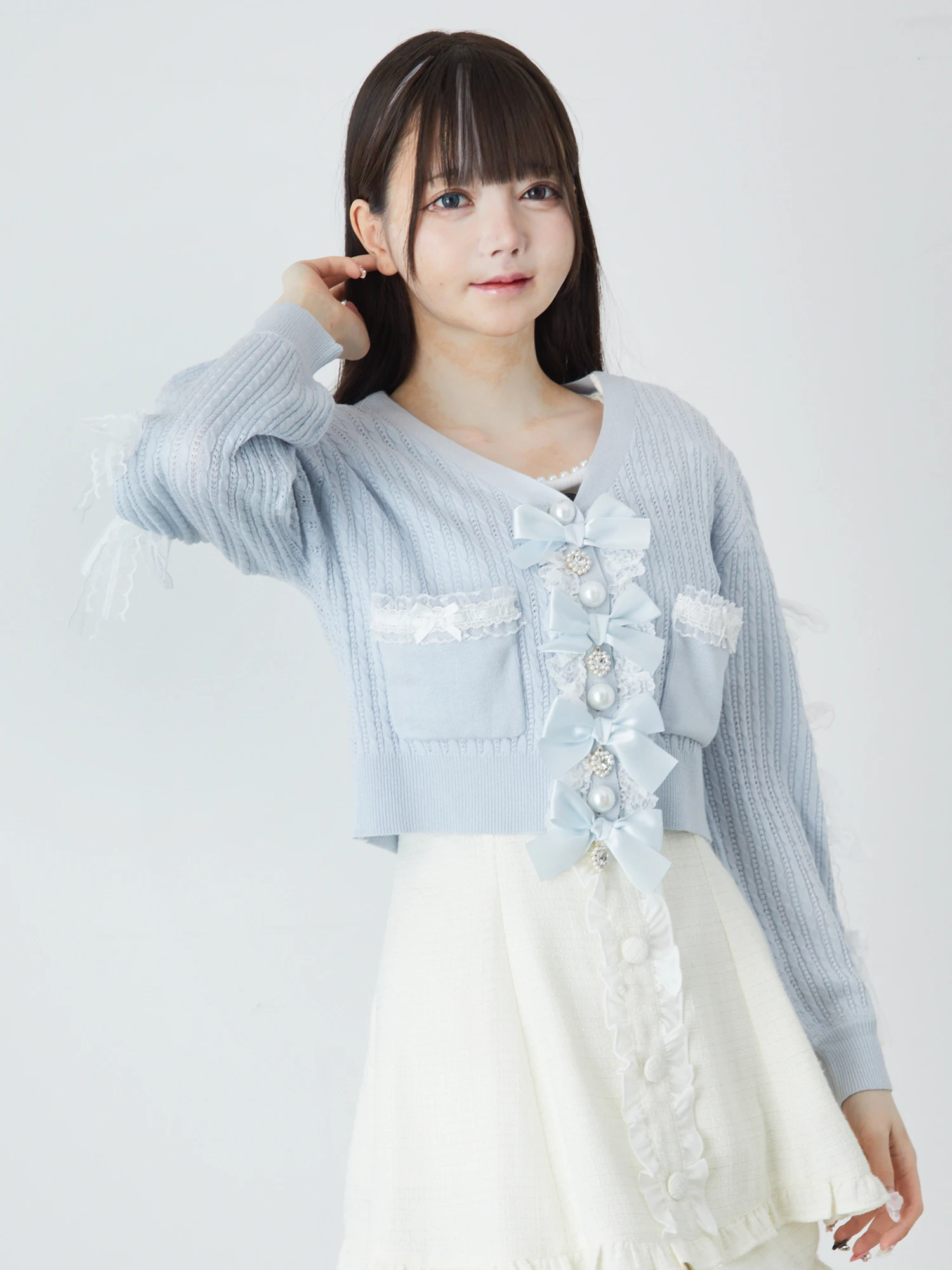 アンクルージュ プリンセスキラキラツイ一ドド一リ一コ一ト(ブルー) アンクルージュ プリンセスキラキラツイ一ドド一リ一コ一ト(ブルー