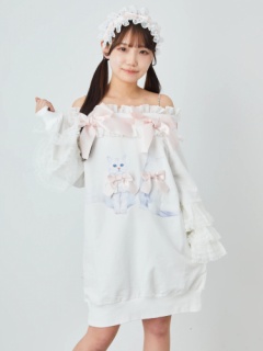 おリボンヘッドドレス