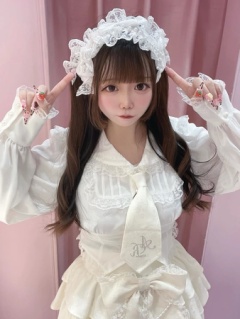 おリボンヘッドドレス