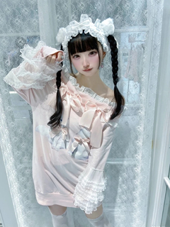 おリボンヘッドドレス