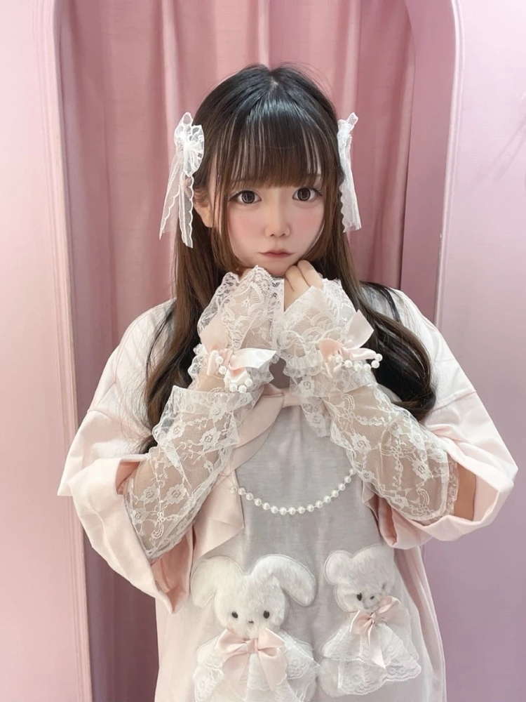レースリボンバレッタSET - Ank Rouge(アンクルージュ)のヘッドアクセ