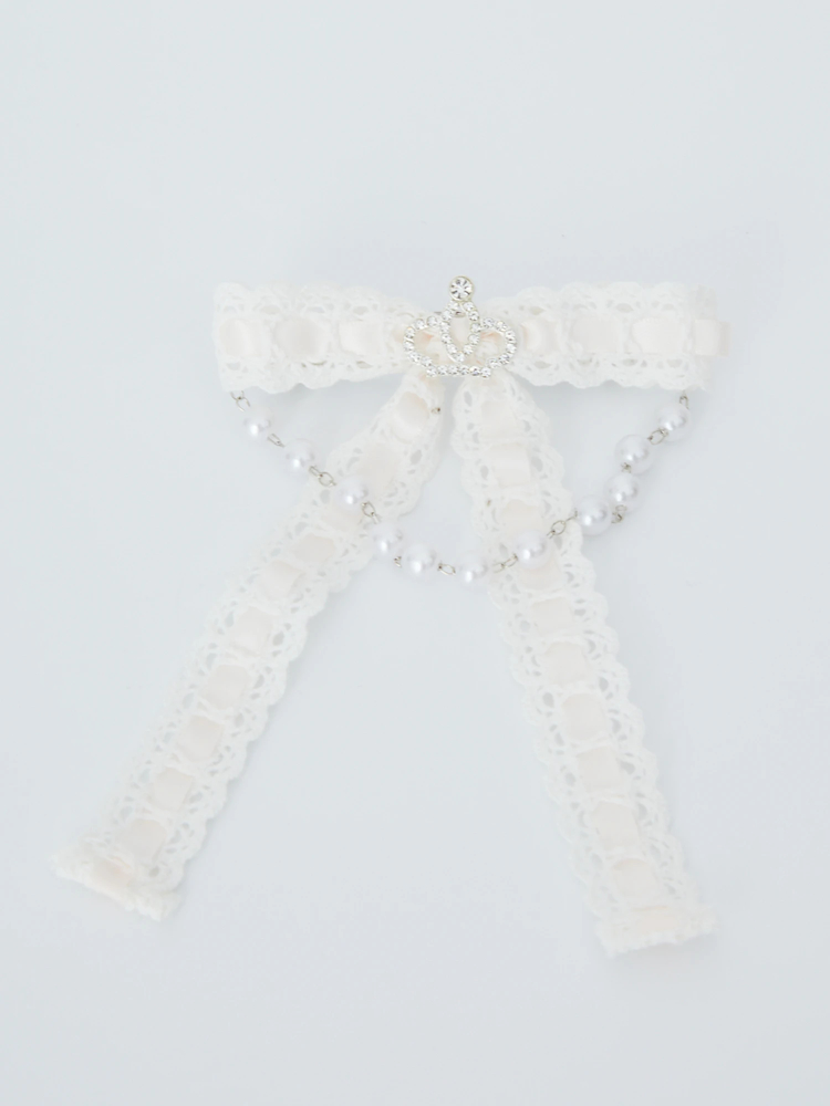 はしごレースリボンバレッタSET - Ank Rouge(アンクルージュ)のヘッド