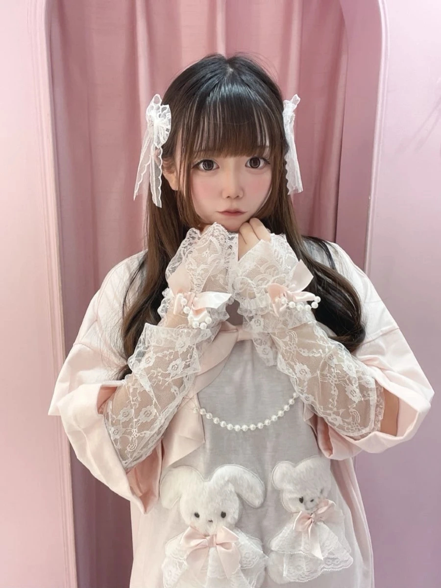 うさちゃんくまちゃんアーム付きBigTe - Ank Rouge(アン