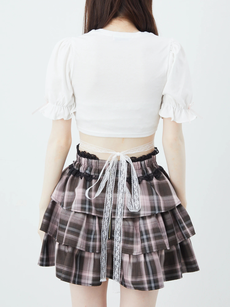 ANKページ StrawberryぐるぐるTOPS - Ank Rouge(アンクルージュ)のTシャツ