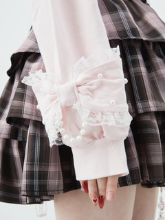 フリフリレースショートパーカー