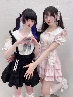 うさみみサス付きティアードスカパン