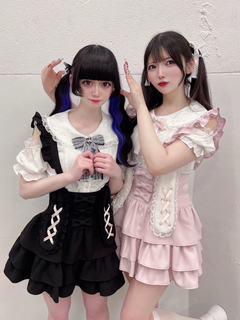 うさみみサス付きティアードスカパン