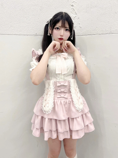 うさみみサス付きティアードスカパン