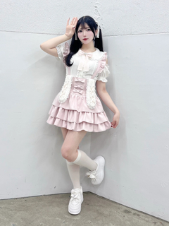 うさみみサス付きティアードスカパン