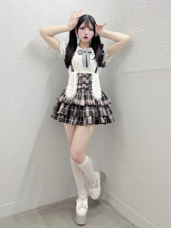 うさみみサス付きティアードスカパン