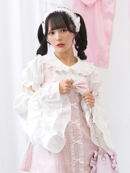 姫袖ブラウス(ホワイト)
