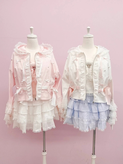 リボンネコちゃんオフショルテレコTOPS