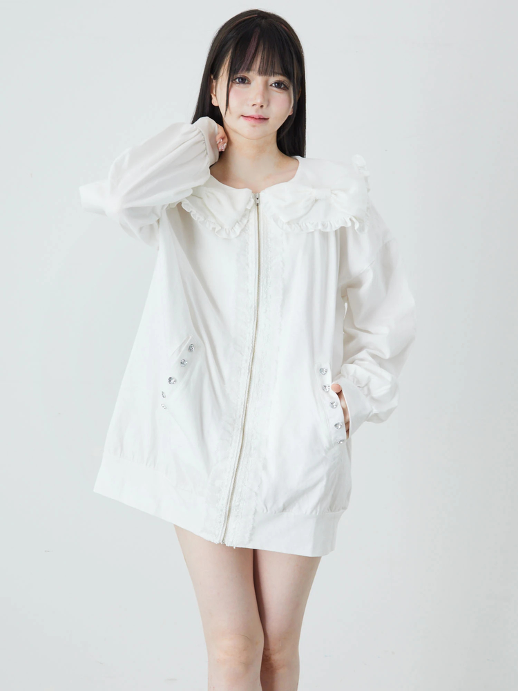 おリボンBigパーカー - Ank Rouge(アンクルージュ)のパーカ