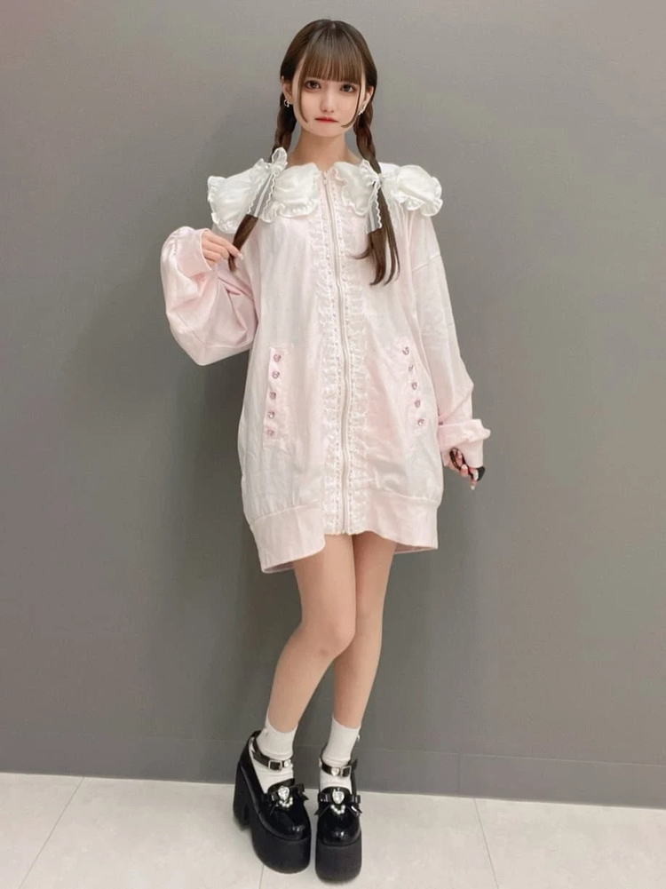 おリボンBigパーカー - Ank Rouge(アンクルージュ)のパーカ