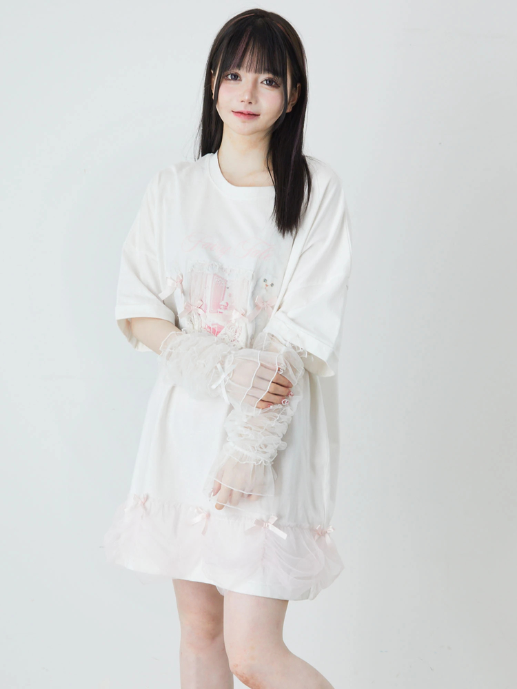 ネコちゃんおリボンBIGTE - Ank Rouge(アンクルージュ)のTシャツ