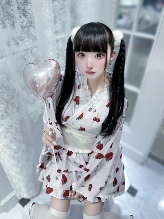 Ank Rouge cherryberry 浴衣ワンピース cherry berry princess 浴衣ワンピース - Ank Rouge(アンクルージュ)の