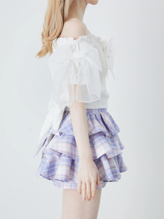 オーガンジーおリボンTOPS