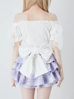 オーガンジーおリボンTOPS