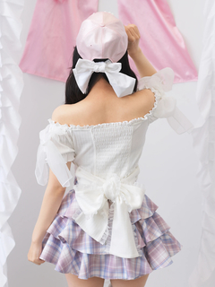 オーガンジーおリボンTOPS