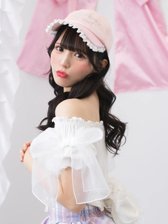 オーガンジーおリボンTOPS