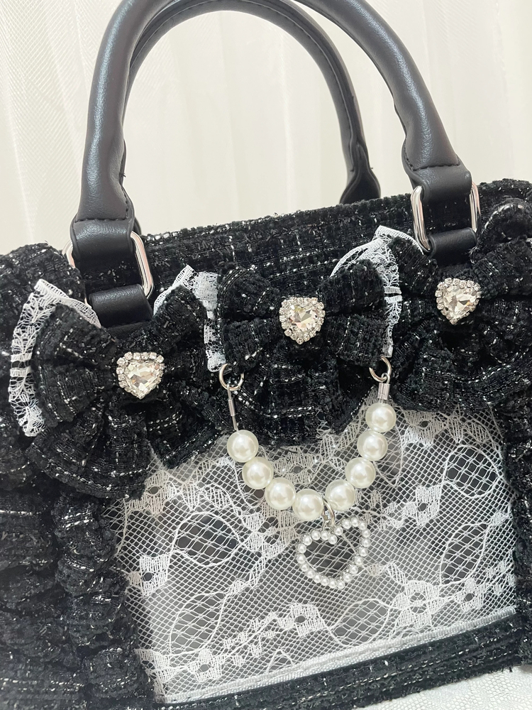 痛バ再販】確定ファンサのおまじないツイードBag 小 - Ank Rouge(アン