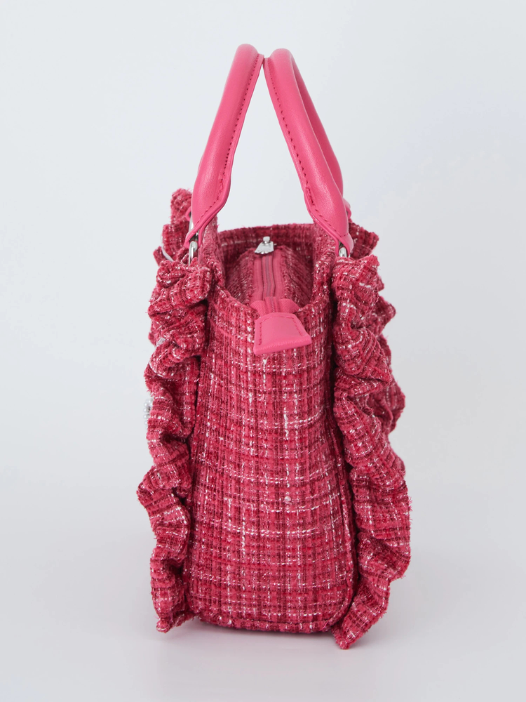 新色＆再販】確定ファンサのおまじないツイードBag 小 - Ank
