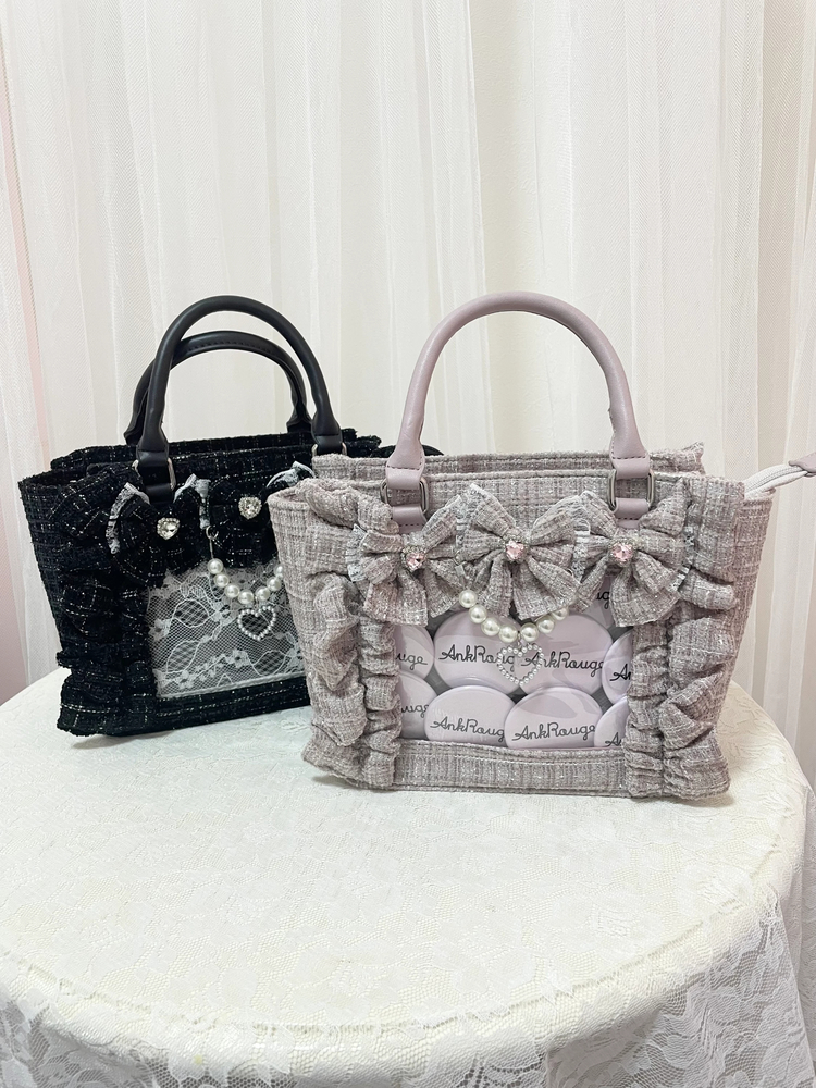 痛バ再販】確定ファンサのおまじないツイードBag 小 - Ank Rouge(アン