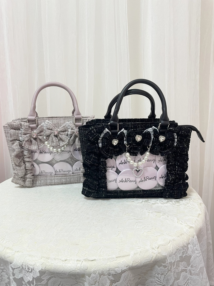 痛バ再販】確定ファンサのおまじないツイードBag 小 - Ank Rouge(アン