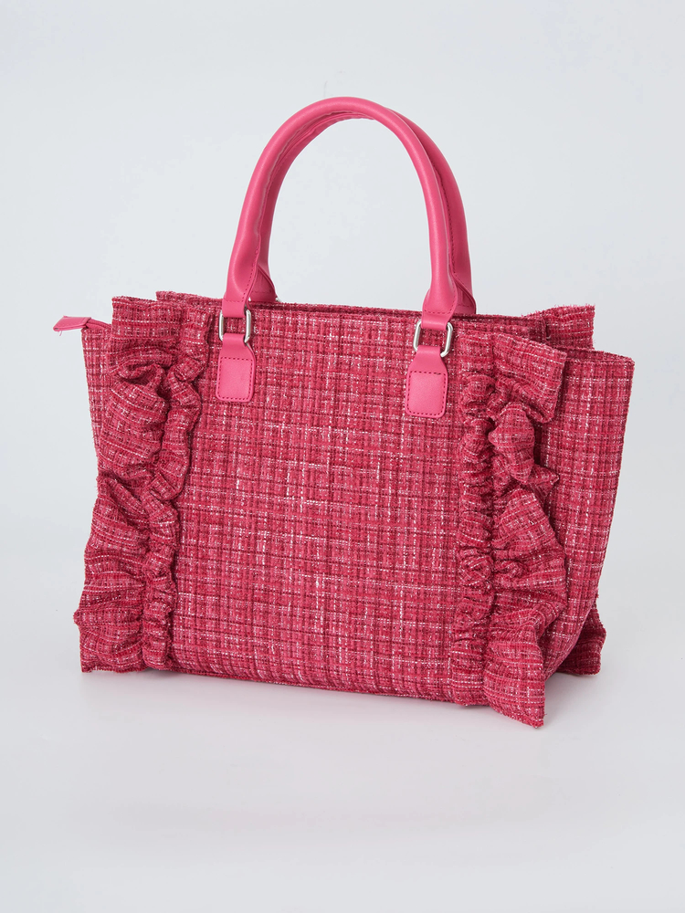 新色＆再販】確定ファンサのおまじないツイードBag 大 - Ank
