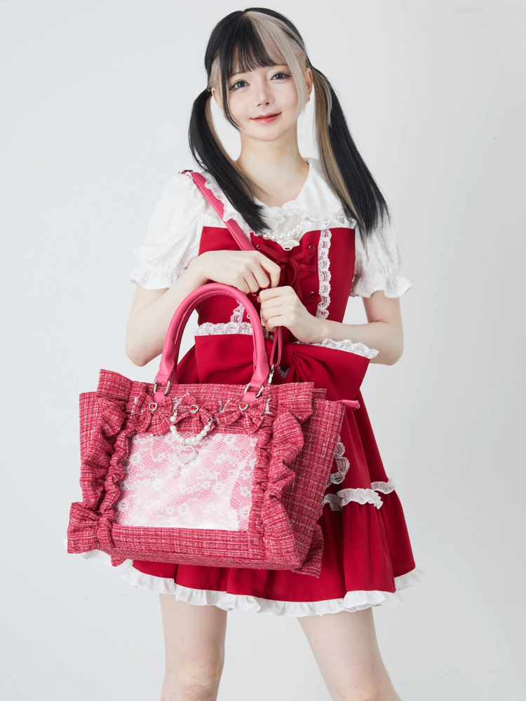 新色＆再販】確定ファンサのおまじないツイードBag 大 - Ank