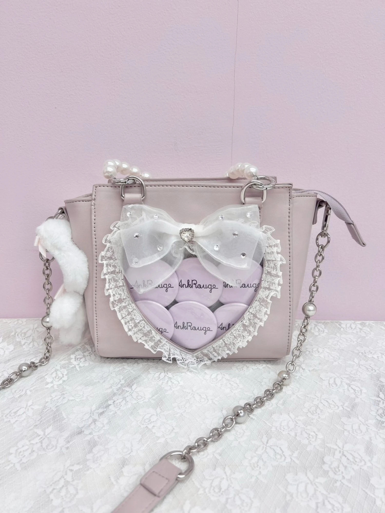 確定ファンサのおまじない ピンク 小 新色＆再販】確定ファンサのおまじないツイードBag 大 - Ank