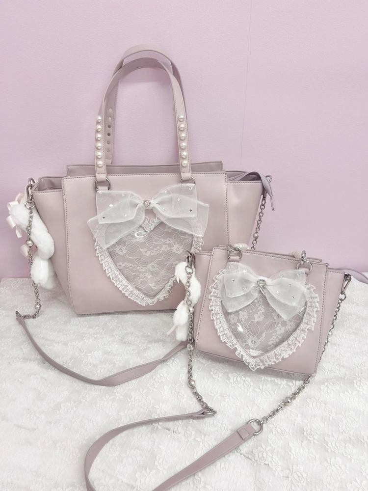 確定ファンサのおまじない ピンク 小 ぬいと一緒におでかけ確定ファンサのおまじないBAG 【小】 - Ank
