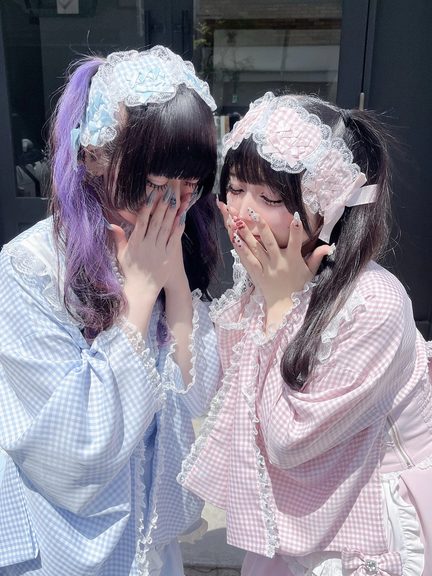 ハートヘッドドレス(ピンク)