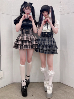 ホルターネックティアードスカパン