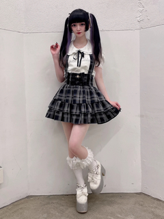 ホルターネックティアードスカパン