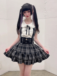 ホルターネックティアードスカパン