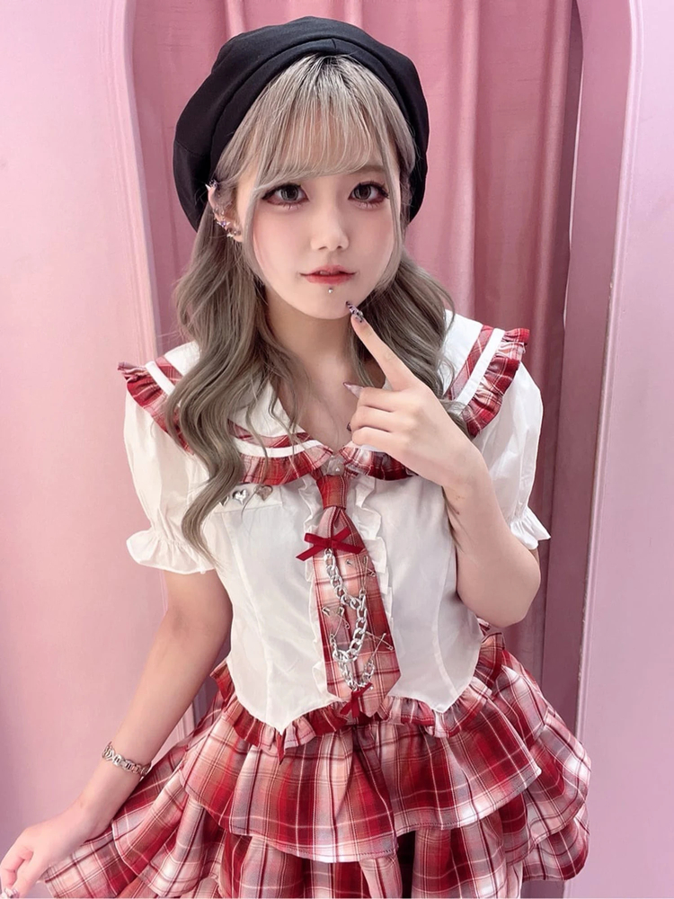 ネクタイブラウス - Ank Rouge(アンクルージュ)のシャツ・ブラウス